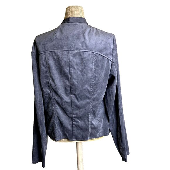 Kut from The Kloth Gray Long Sleeve Open Blazer Sz L Cardigan Whimsygoth - Picture 13 of 15